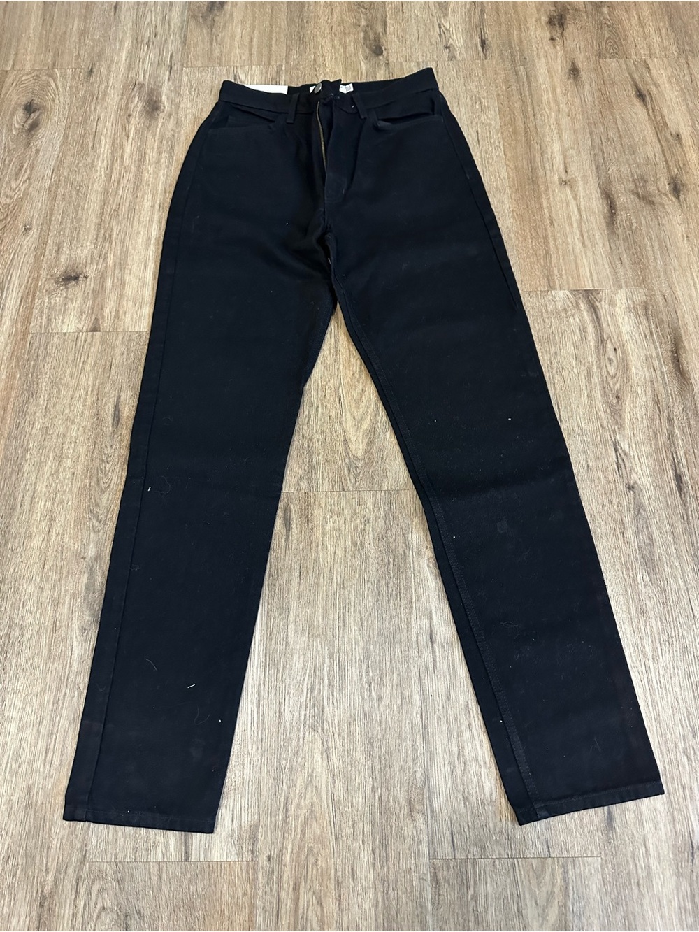 American Apparel Slim Straight Black Jeans